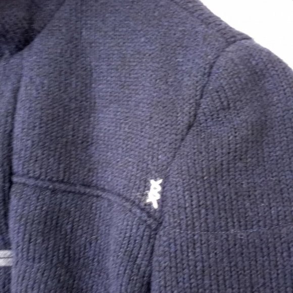 J.W TABACCHI. Mens Hooded Wool Jacket Navy Blue Size 54 MSRP $350 - Picture 4 of 9